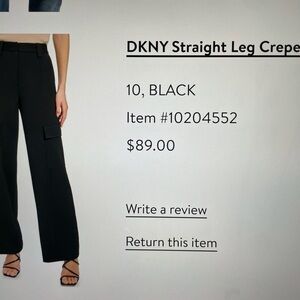 Crepe cargo style wide leg pants perfect for the office